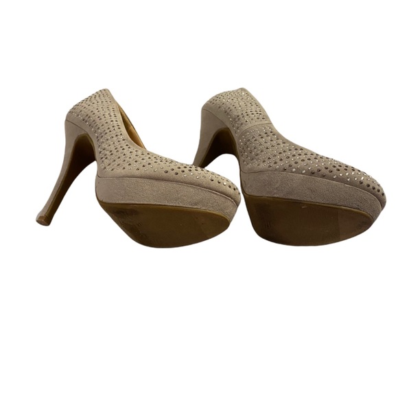 Olsenboye Tinsel Heels Size 10 Color Taupe - Picture 6 of 7